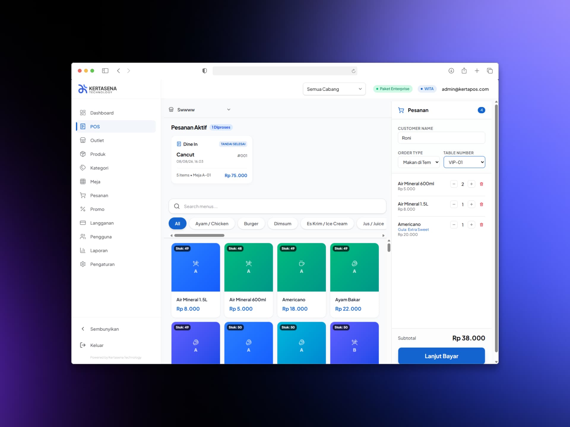 KertaPOS – Cloud-Based PWA Point of Sales for F&B SMEs